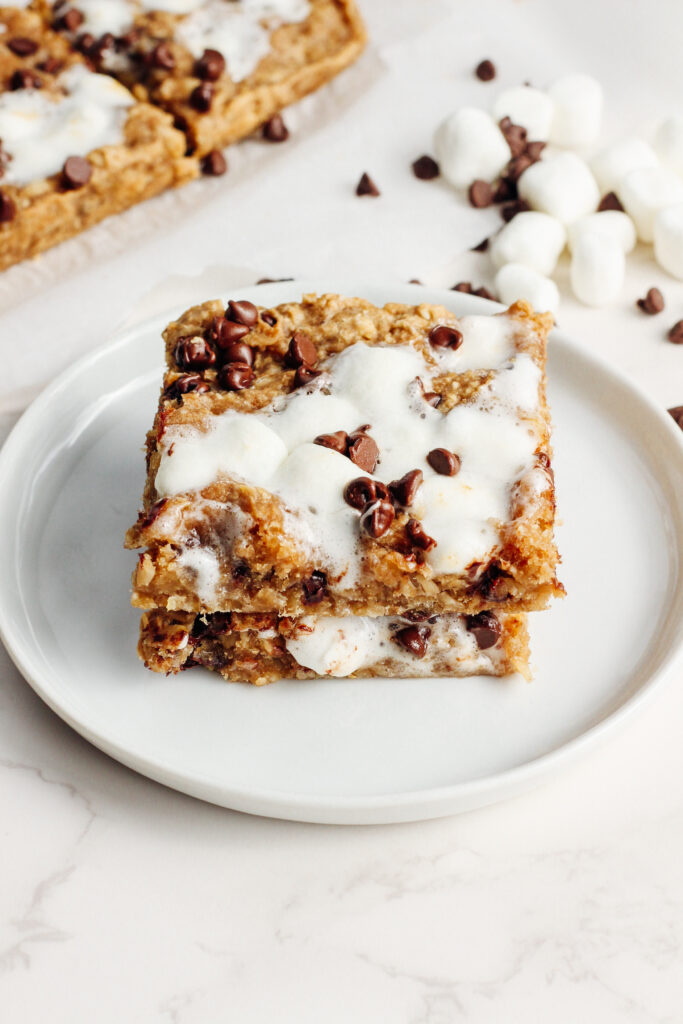 S’mores Banana Bars (gluten-free) by Kat Condon - FoodSocial