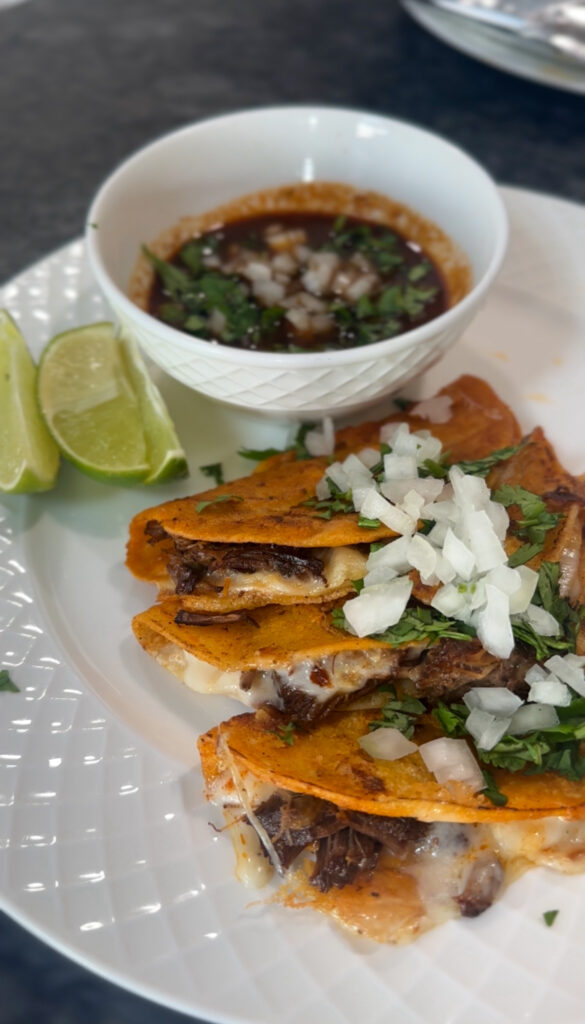 Birria Tacos (Quesabirria) by The Hangry Latina - FoodSocial
