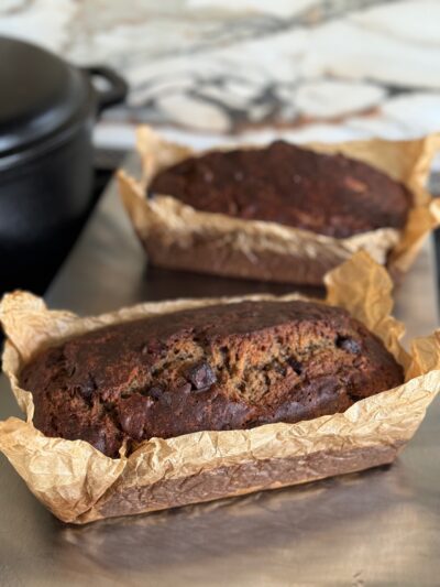 Sourdough Discard Banana Chocolate Chip Bread