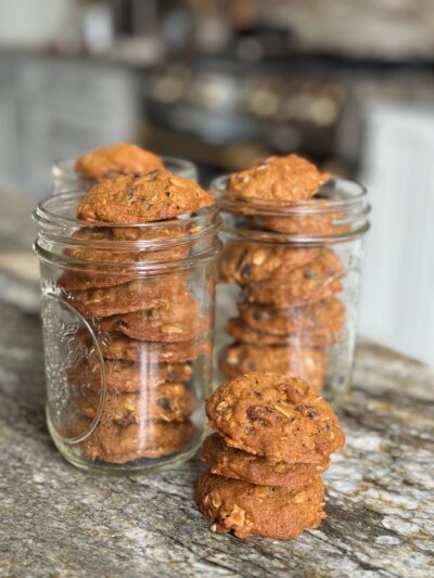 Oatmeal Raisin Molasses Cookies