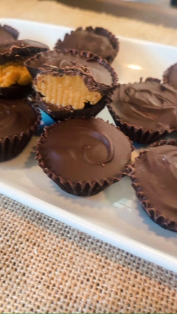 High Protein Chocolate Peanut Butter Treats by Christine Hryniszak - FoodSocial