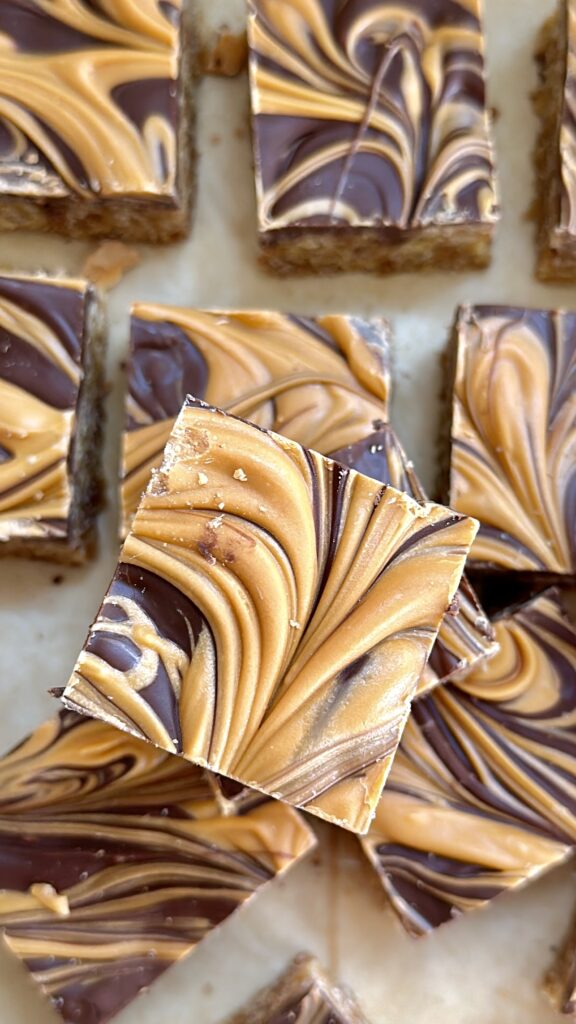 Peanut Butter Krispies (Scotcheroos) by Back Porch Paleo - FoodSocial