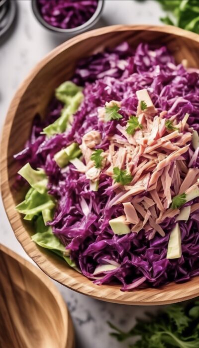 Crunchy Cabbage Tuna Salad