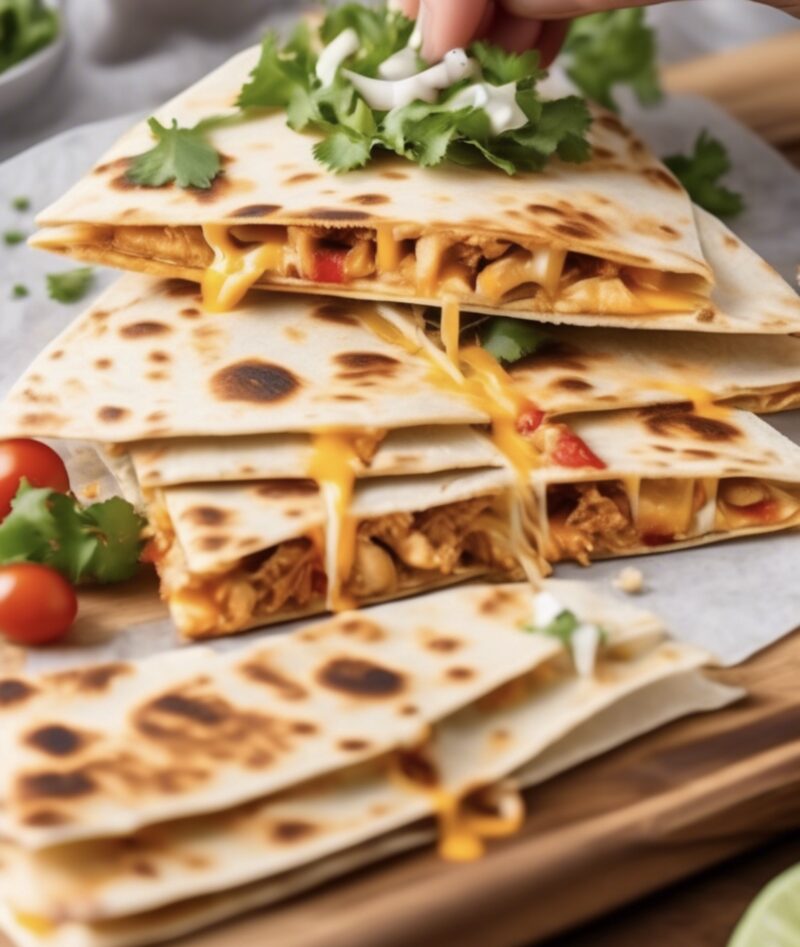Buffalo Chicken Quesadilla by Simplyhealthymama - FoodSocial