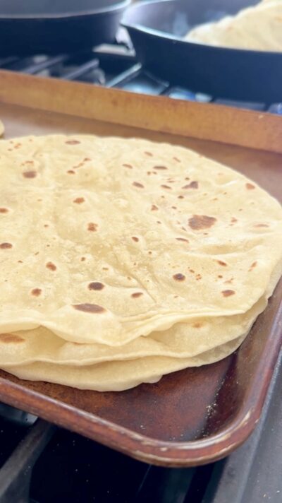 Sourdough Flour Tortillas