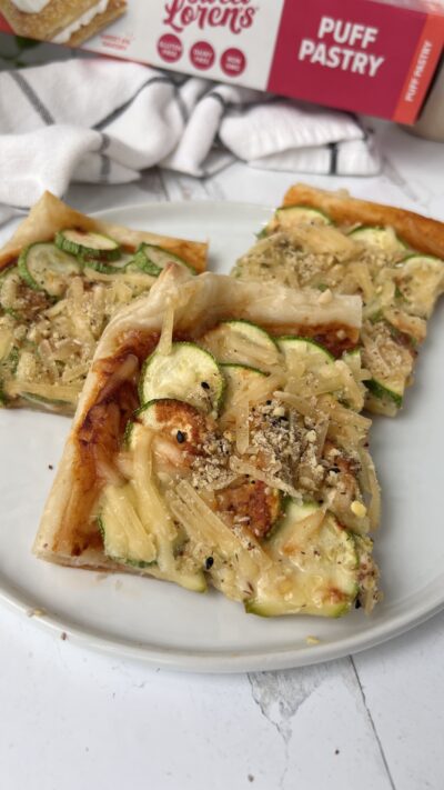 Zucchini Puff Pastry Pizza