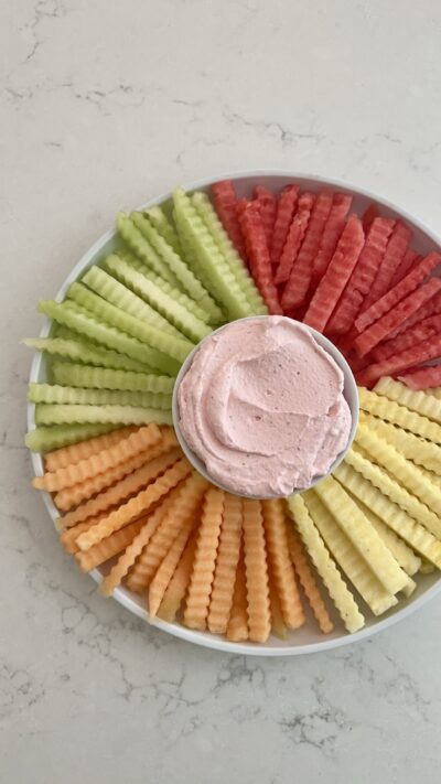 Fruit Fries with Strawberry Dip