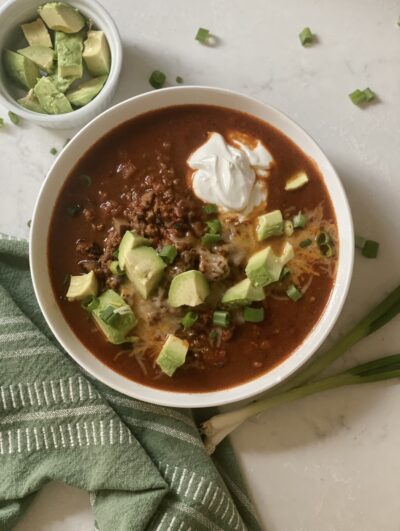 Beanless Mushroom Chili