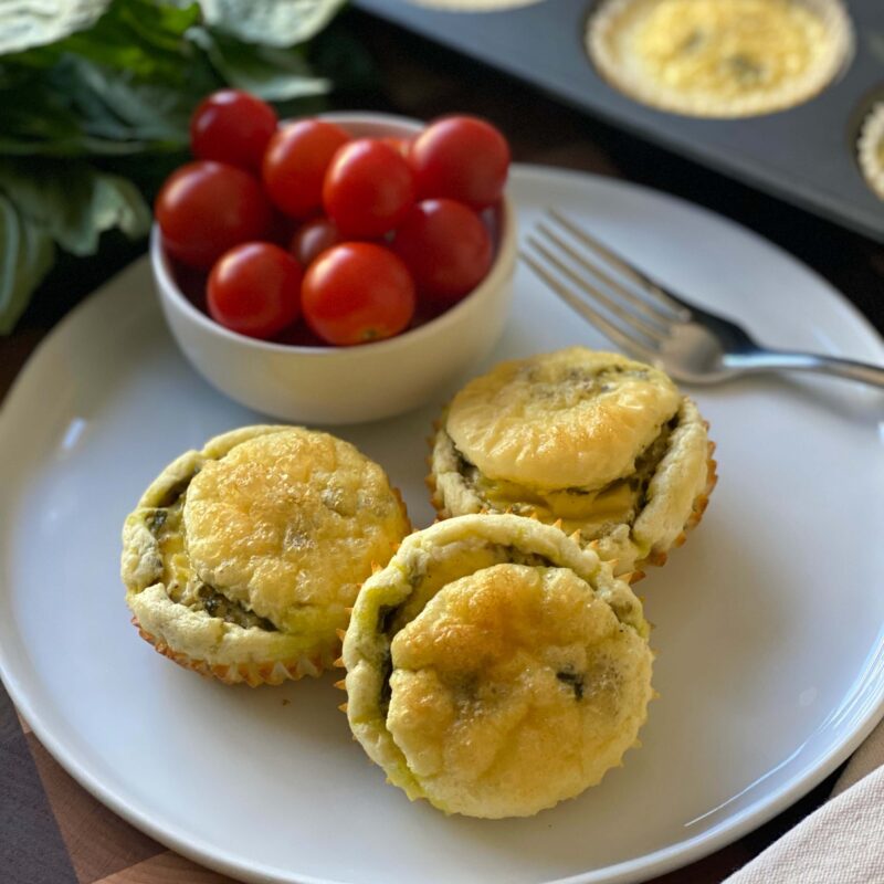 Pesto Egg Bites by Reed Dunn - FoodSocial