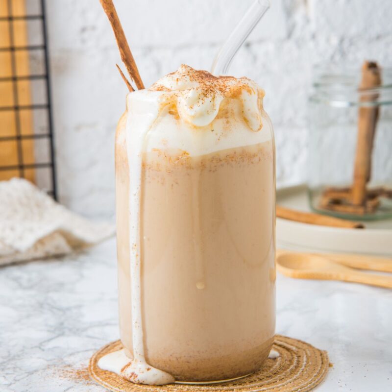 Iced Pumpkin Spiced Latte by A Sweet Thyme | Gwen Wolken - FoodSocial