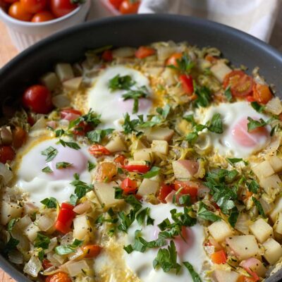 Zucchini & Tomato Breakfast Skillet