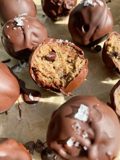 Healthy Cookie Dough Protein Balls