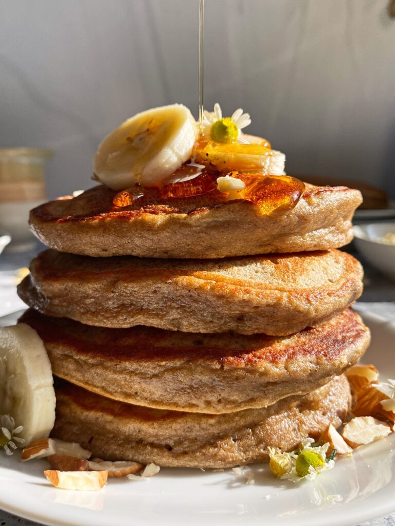 Banana Protein Pancakes (Gluten Free) by bakeitpaleo - FoodSocial