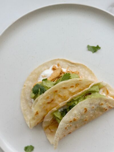 5 Ingredient Shredded Chicken Tacos