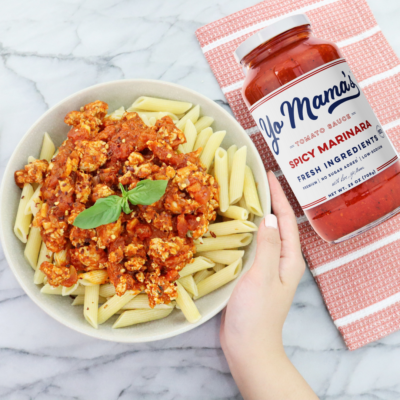 Spicy Marinara Turkey Penne Pasta