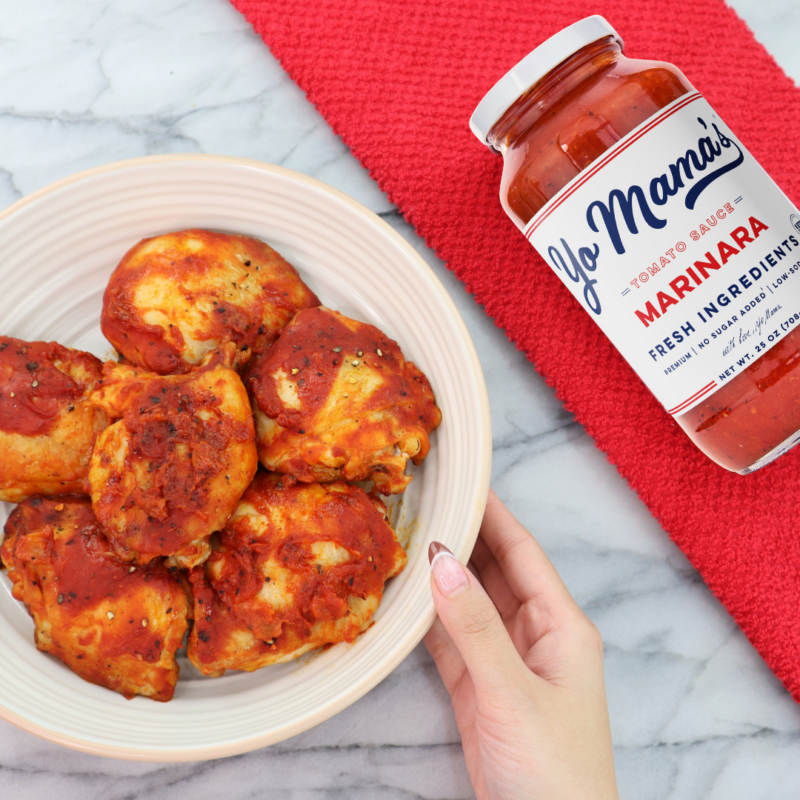 Spicy Sriracha Chicken by Yo Mama's Foods - FoodSocial