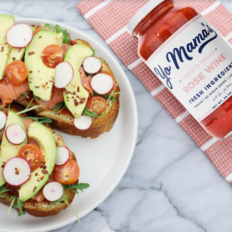 Rosé Wine Brunch Toast by Yo Mama's Foods - FoodSocial