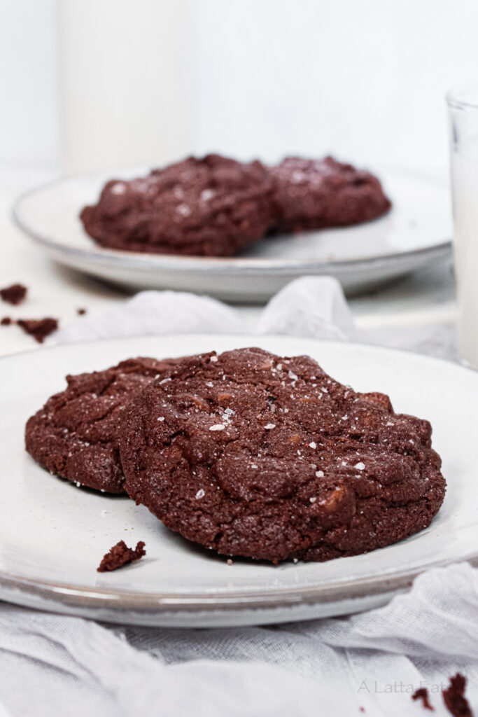 Double Chocolate Cookies (Gluten-Free & Dairy-Free) by Katie | A Latta Eats - FoodSocial
