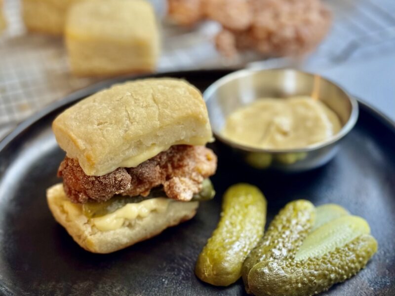 Fried Chicken Biscuit Sandwich by glassofweinstein - FoodSocial