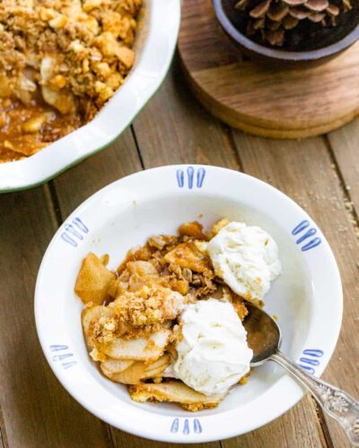 Gluten-Free Nilla Apple Crisp