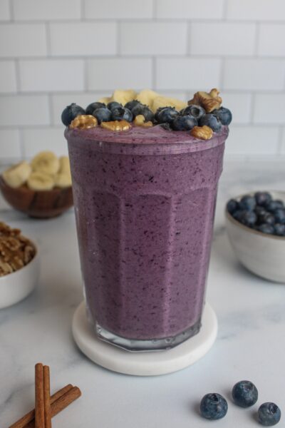 Blueberry Banana Walnut Smoothie