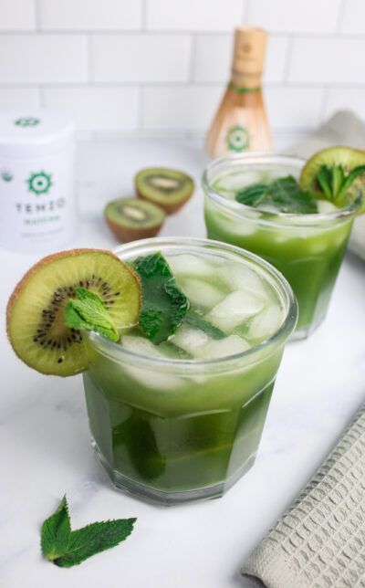 Matcha Kiwi Mint Iced Tea