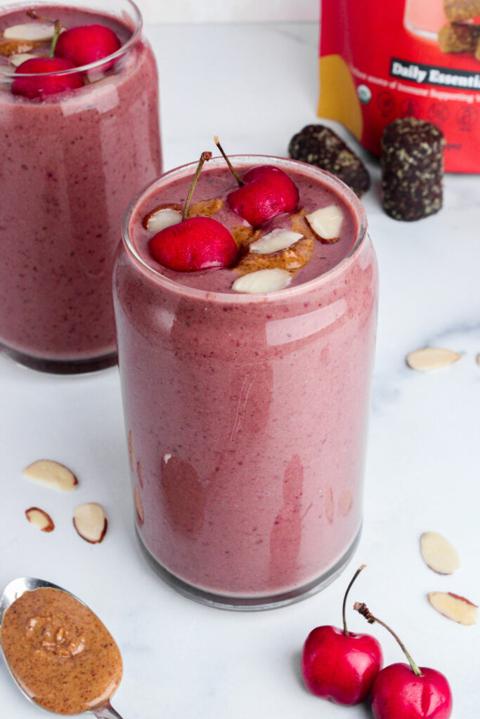 Cherry Almond Smoothie by Chloe's Creative Kitchen - FoodSocial