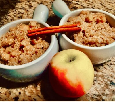 Apple Cinnamon Quinoa Breakfast Bowl