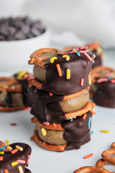 Cookie Dough Pretzel Bites