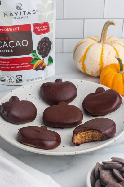 Chocolate Peanut Butter Protein Pumpkins