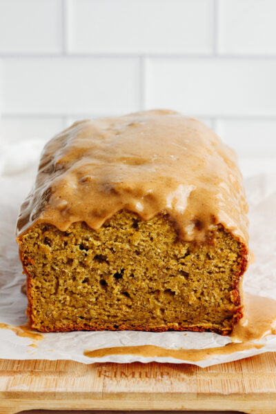 Caramel Pumpkin Bread (gluten-freee/vegan)