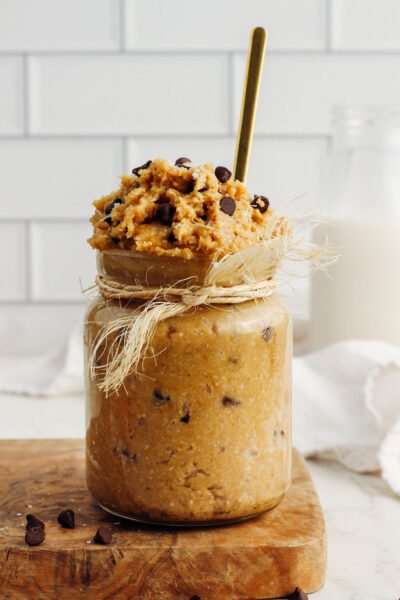 Salted Caramel Cookie Dough (gf / vegan / high protein)