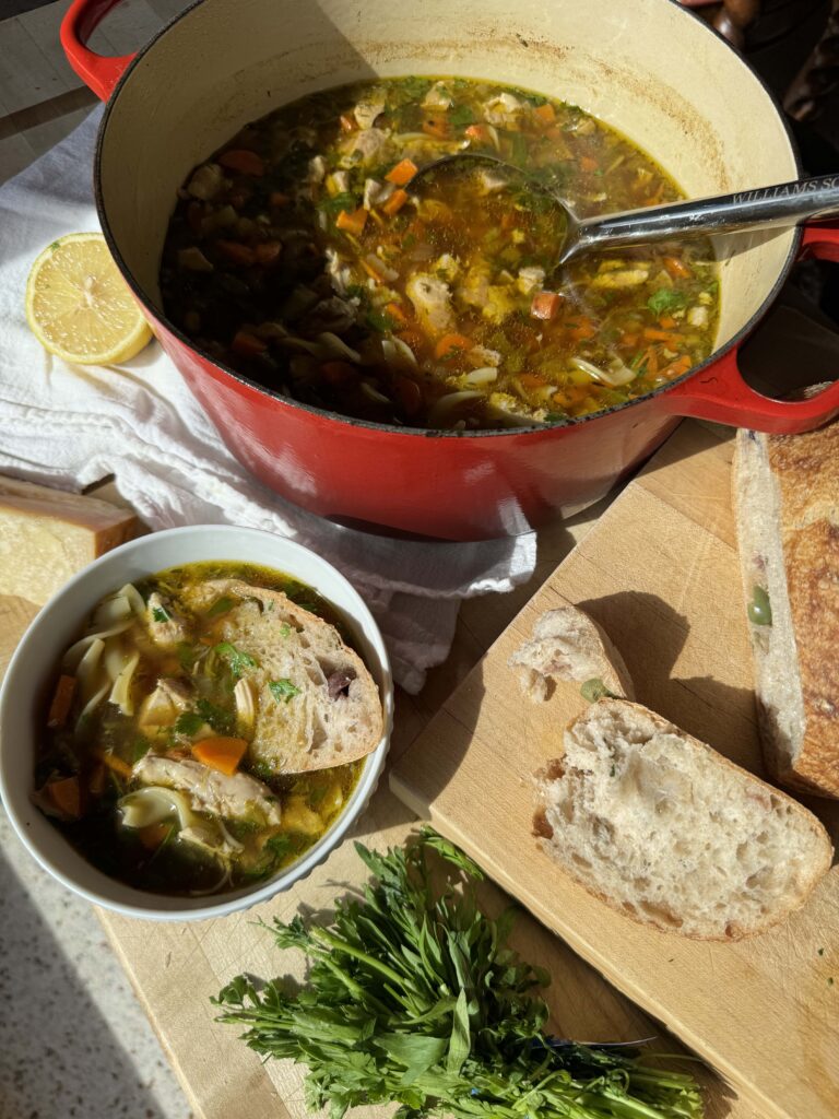 Classic Chicken Noodle Soup by Goodness With G - FoodSocial