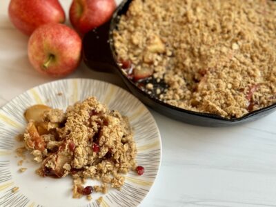 Apple Pomegranate Crisp