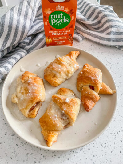 Peaches and Cream Croissants