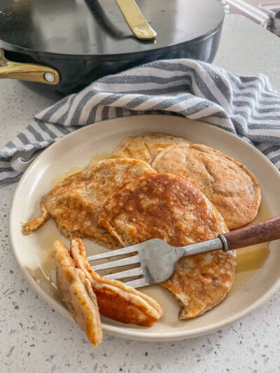 Strawberry Protein Pancakes