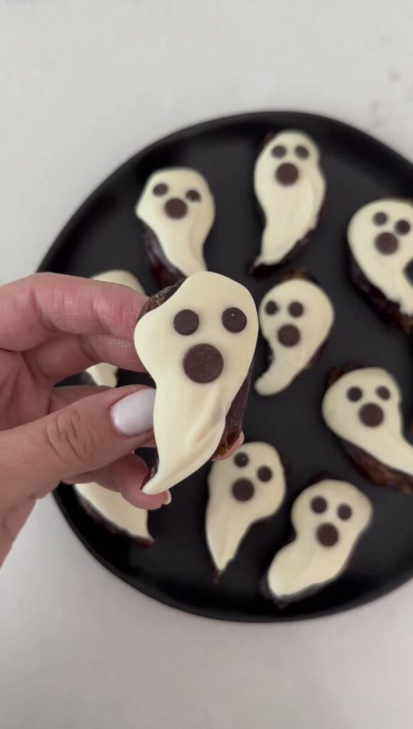 Chocolate Date Ghosts by Simplyhealthymama - FoodSocial
