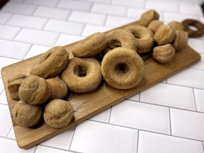 Apple & Honey Doughnuts