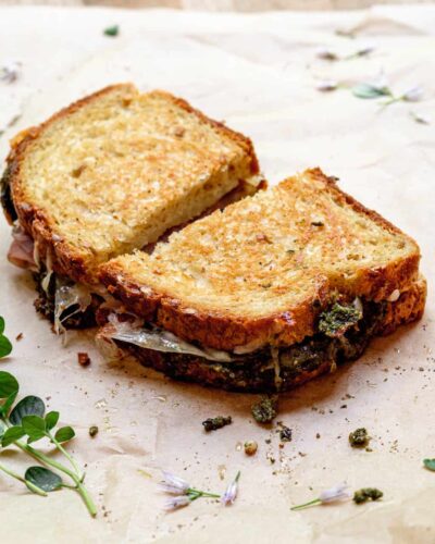 Prosciutto and Pesto Grilled Cheese