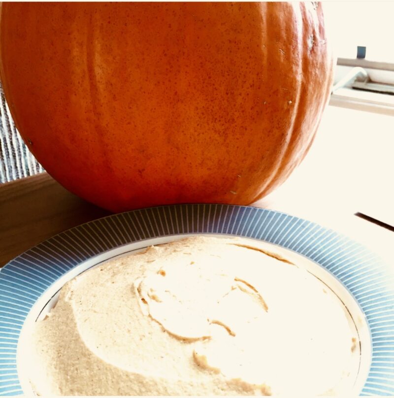 Pumpkin Cheesecake dip by Nutrition from a tiny Kitchen - FoodSocial