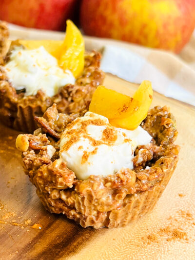 Spiced Apple Granola Cups