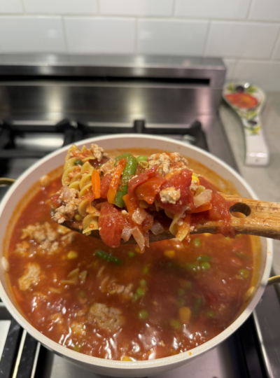 Vegetable Turkey Noodle Soup