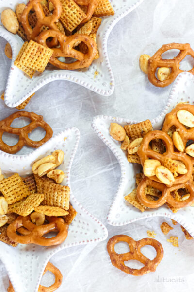 The Best Oven-baked Chex Mix (Gluten-Free, Dairy-Free)