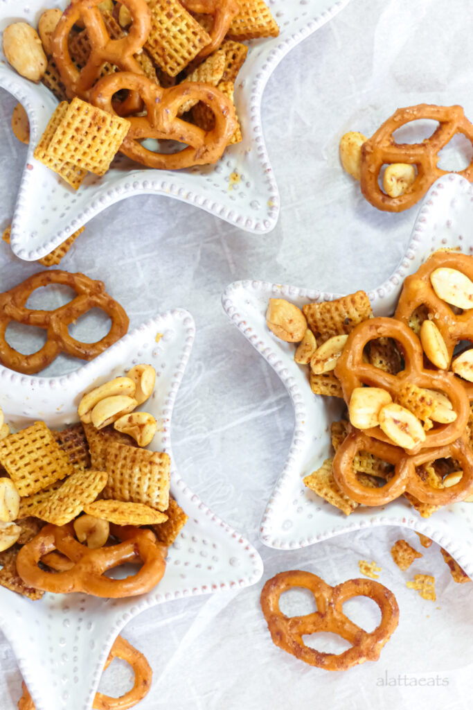 The Best Oven-baked Chex Mix (Gluten-Free, Dairy-Free) by Katie | A Latta Eats - FoodSocial
