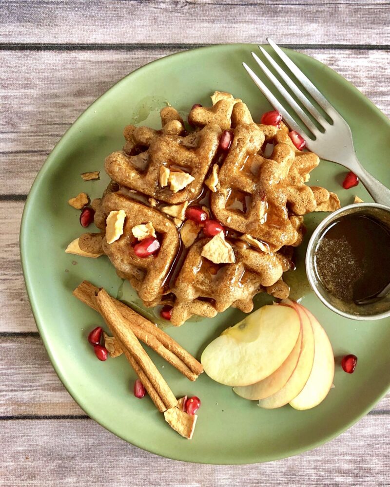 Apple Spice Waffles (Paleo/gluten free) by Back Porch Paleo - FoodSocial