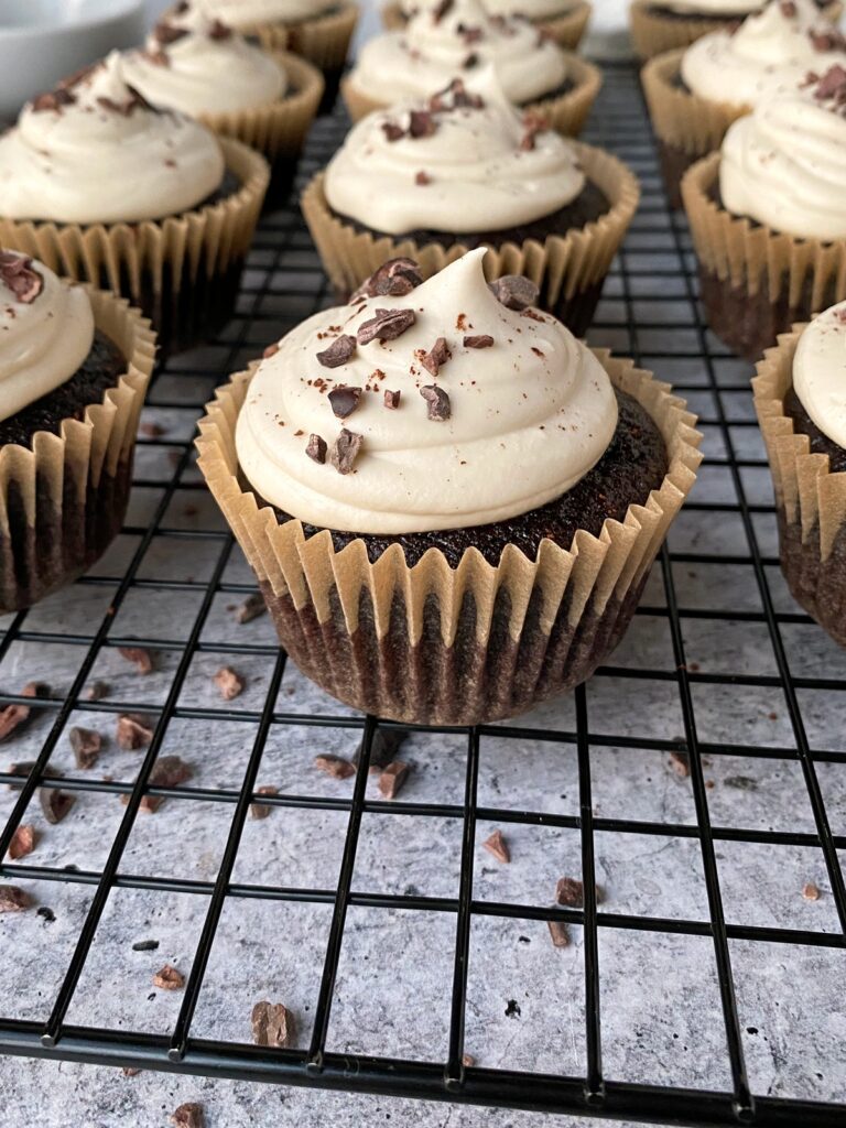 Almond Flour Chocolate Cupcakes by bakeitpaleo - FoodSocial