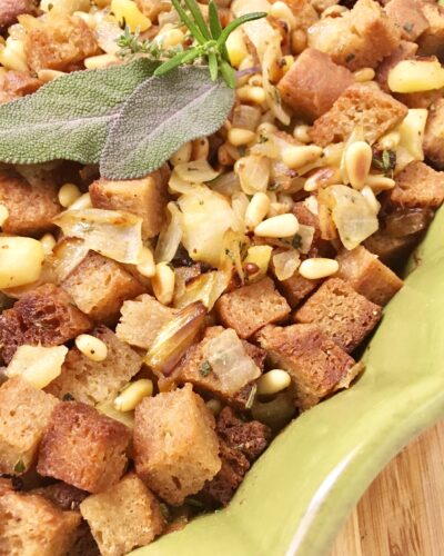 Apple n’ Pine Nut Stuffing