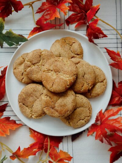 Gluten Free Brown Butter Pumpkin Spice Snickerdoodles