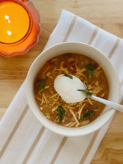 Pumpkin White Chicken Chili