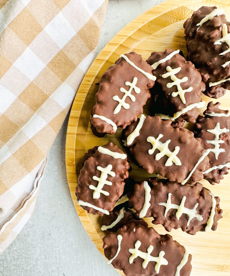 Rice Crispy Footballs by LivLaughCook - FoodSocial